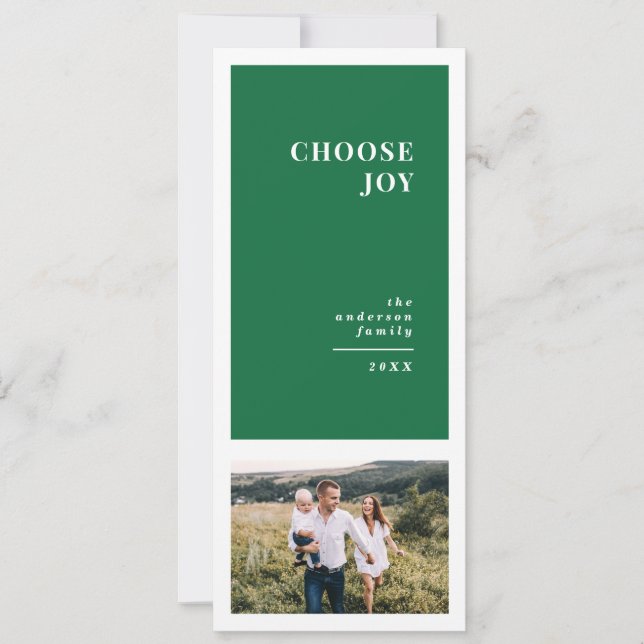 Faire-part Moderne, graphique minima noël multi photo (Devant)