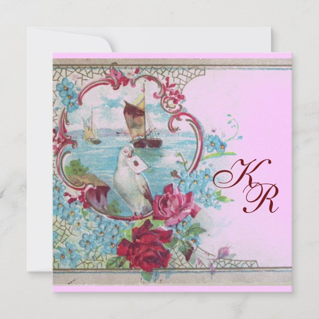 FAIRE-PART MONOGRAMME ROMANTİCA (Devant)