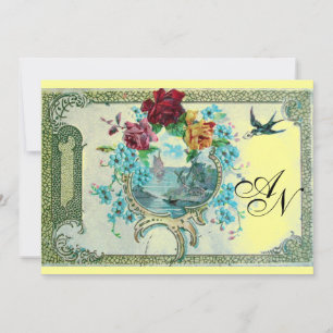 FAIRE-PART MONOGRAMME ROMANTİCA 3