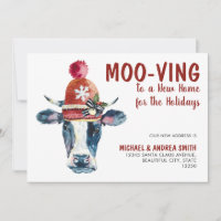 Moo-ving Nouvelle Maison Noël Vacances Vaches de N