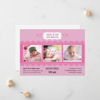 Faire-part Mother's day Photography mini session template