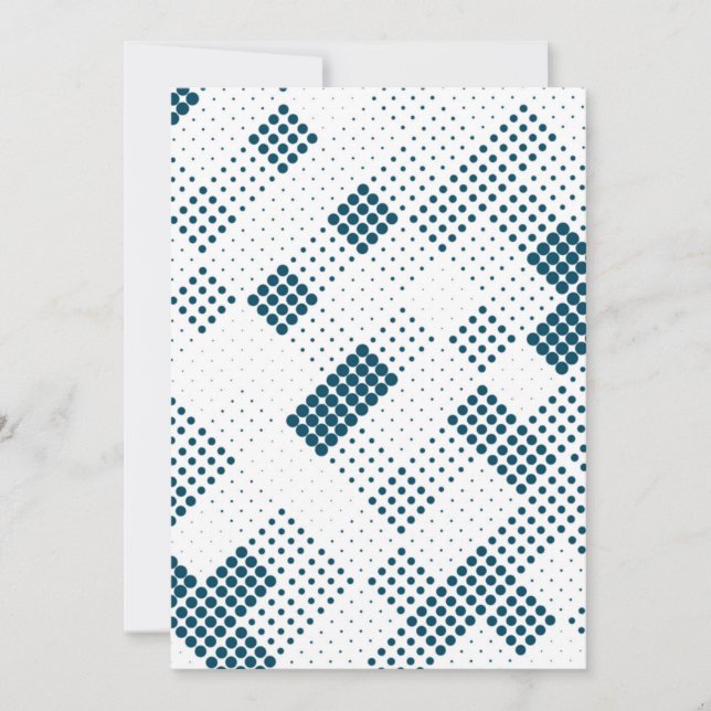 Faire-part Motif géométrique 24 (Devant)