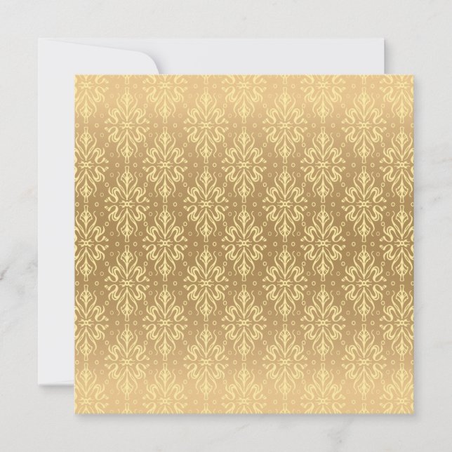 Faire-part Motif Vintage de luxe 2 (Devant)