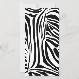 Faire-part Motif zèbre