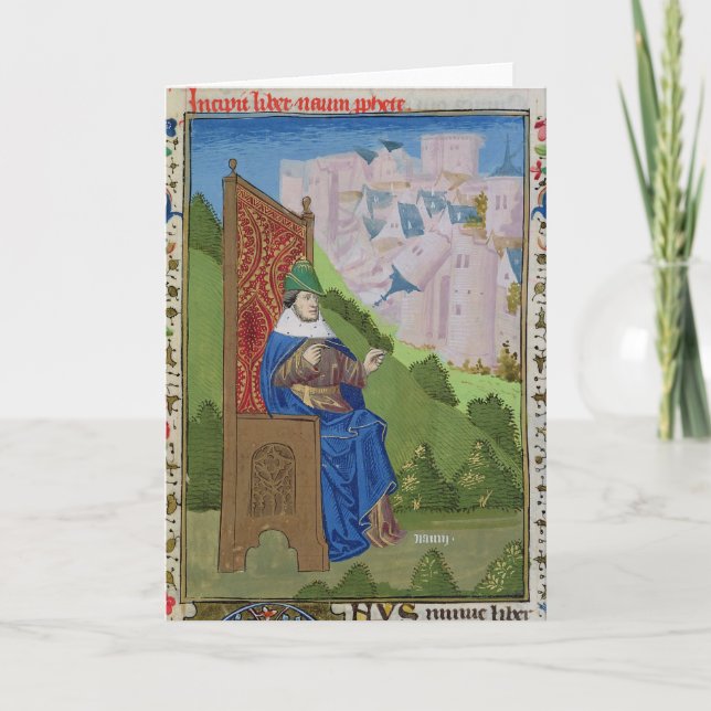 Faire-part Nahum annonce la destruction de Nineveh (Devant)