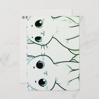 Faire-part Neko Kangei Duo