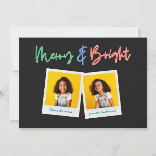 Faire-part néon coloré moderne et lumineux