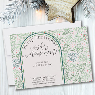 Faire-part Noël de la Nouvelle Maison Végétation d'hiver Démé