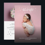 Faire-part Noël Fête bébé photo naissance<br><div class="desc">Une carte de faire-part de naissance de photos de Noël qui est parfaite pour les garçons et les filles. Ajoutez votre message texte personnalisé et vos photos en cliquant sur le bouton "Personnaliser"</div>