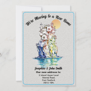 Faire-part Notification Simple De Changement D'Adresse Aux Am