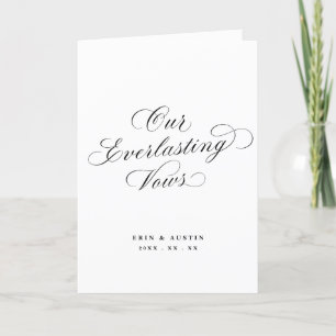 Faire-part Notre Livre de Vœux Éternels