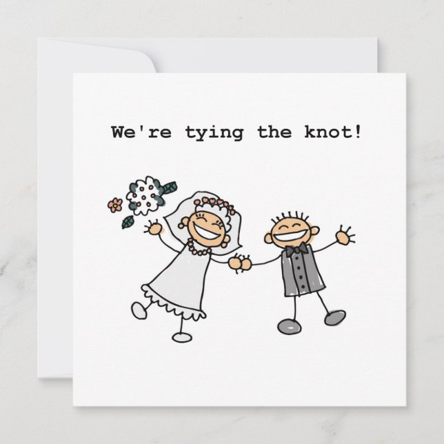 Faire-part Nous allons nous marier (Devant)