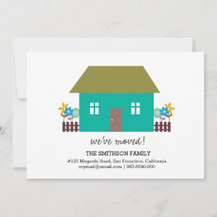 Faire-part nous avons déménagé