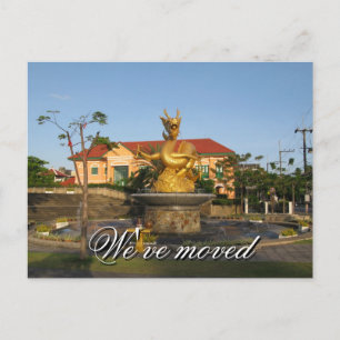 Faire-part Nous avons déménagé - Carte postale