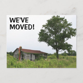 Faire-part Nous Avons Déménagé Carte Postale Changement D'adr
