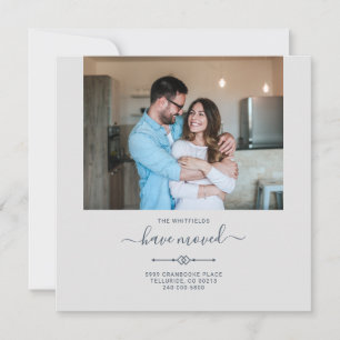 Faire-part Nous avons déménagé Changement d'adresse Photo Dép