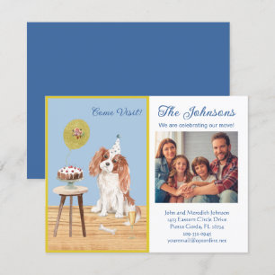 Faire-part Nous avons déménagé le budget photo de la famille