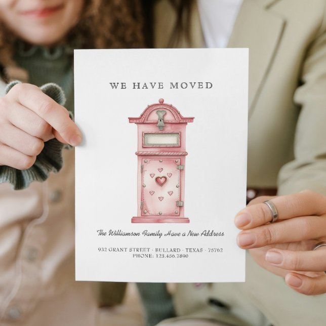 Faire-part Nous avons déménagé - Nouvelle adresse Boîte aux l (Créateur téléchargé)