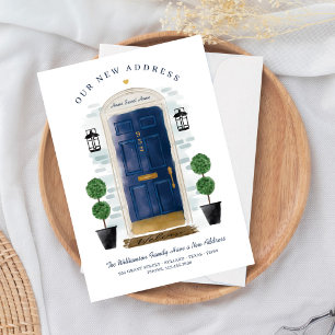 Faire-part Nous avons déménagé - Nouvelle adresse Porte aquar