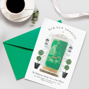 Faire-part Nous avons déménagé - Nouvelle adresse Porte Aquar