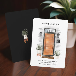 Faire-part Nous avons déménagé - Nouvelle adresse Porte du mi