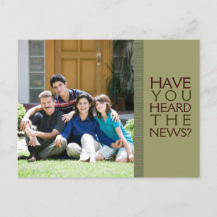 Faire-part Nous avons déménagé ! Nouvelle carte postale photo