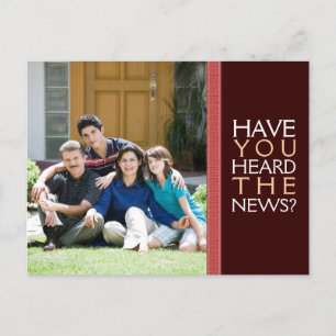 Faire-part Nous avons déménagé ! Nouvelle carte postale photo