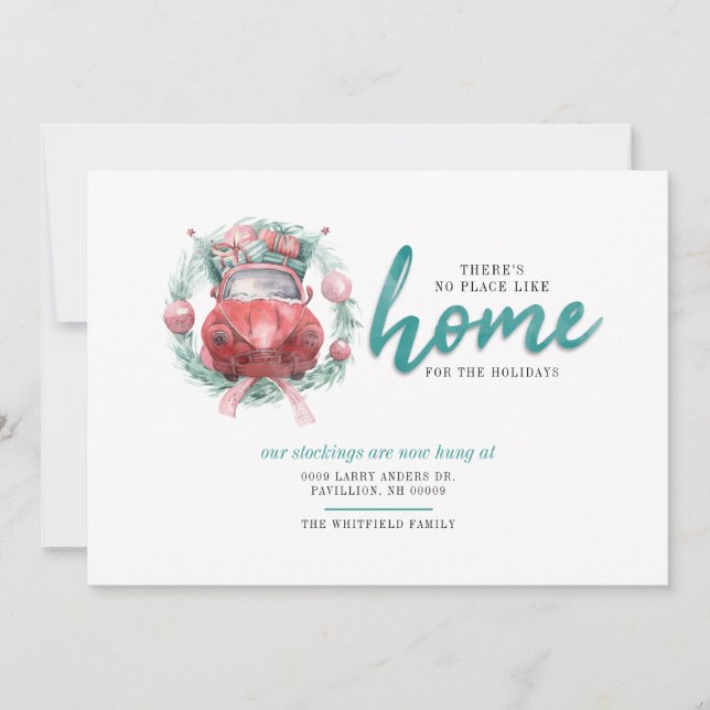 Faire-part Nous Avons Déménagé Pas D'Endroit Comme À La Maiso (Devant)