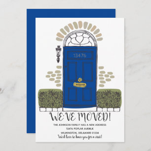 Faire-part Nous avons déménagé - Porte Whimsical - Nouveau no