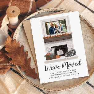 Faire-part Nous avons déménagé Rustic Fall Farmhouse Farmhous