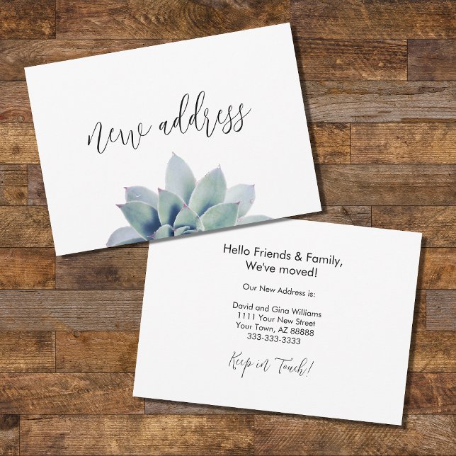 Faire-part Nous avons déménagé Simple Nouvelle Maison Élégant (Créateur téléchargé)