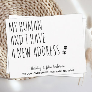 Faire-part Nous Avons Déménagé Une Nouvelle Adresse Chien Ani