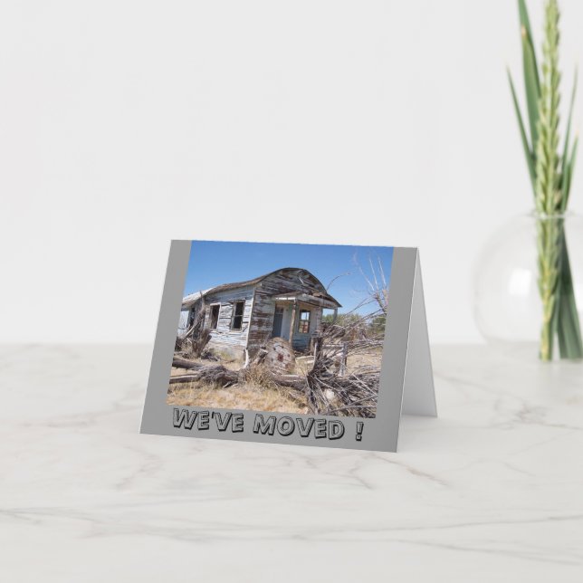 Faire-part Nous avons déplacé la nouvelle adresse (Devant)