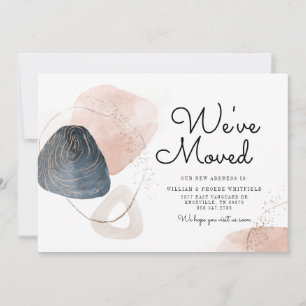 Faire-part Nous avons déplacé le changement d'adresse