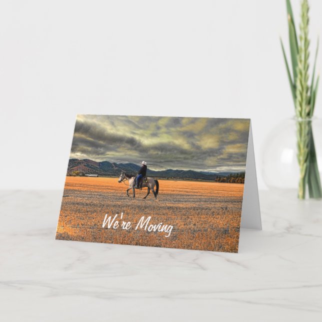 FAIRE-PART NOUS DÉPLAÇONS (Devant)