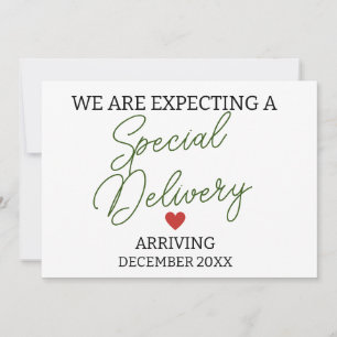 Faire-part Nous nous attendons à une grossesse à accouchement