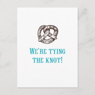 Faire-part Nous nous marions ! Carte postale