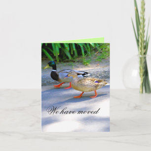 Faire-part Nous nous sommes déplacés ! _