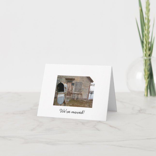 Faire-part Nous nous sommes déplacés ! (Devant)