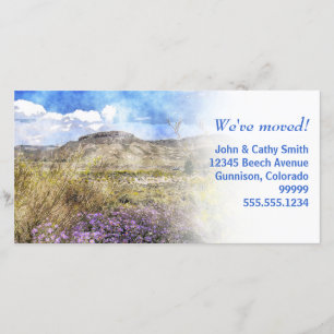 Faire-part Nous nous sommes déplacés ! Changement d'adresse