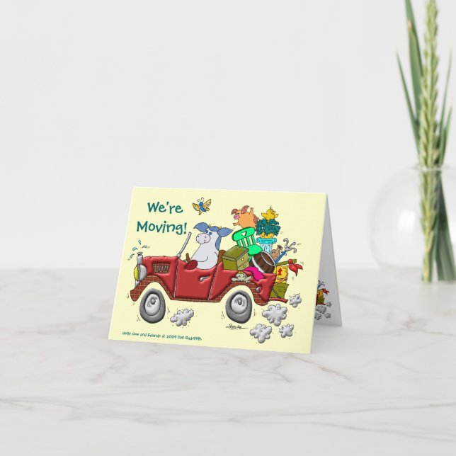 Faire-part Nous sommes en mouvement ! (Devant)