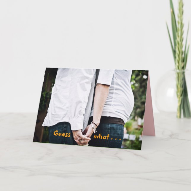 Faire-part Nous sommes Enceintes I (Devant)