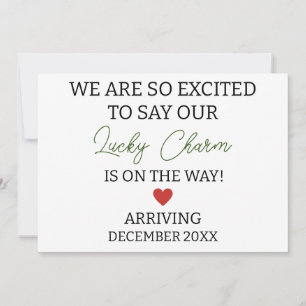 Faire-part Nous sommes tellement excités de dire notre chance