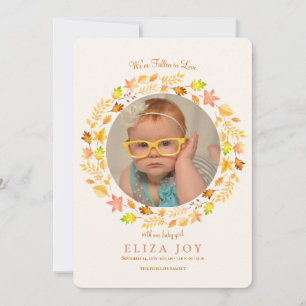 Faire-part Nous sommes tombés dans l'Faire-part de naissance