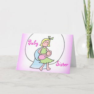 Faire-part Nouveau Baby Sister