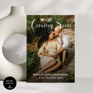 Faire-part Nouveau Bientôt Bientôt bébé Photo Grossesse