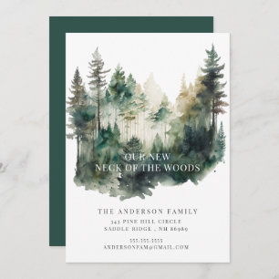 Faire-part Nouveau cou de la forêt Nouvelle adresse