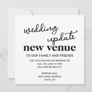 Faire-part Nouveau Site Mariage Mise À Jour Changement De Pla