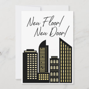 Faire-part Nouvel Étage Nouvelle Porte Annonce de Nouvel Appa