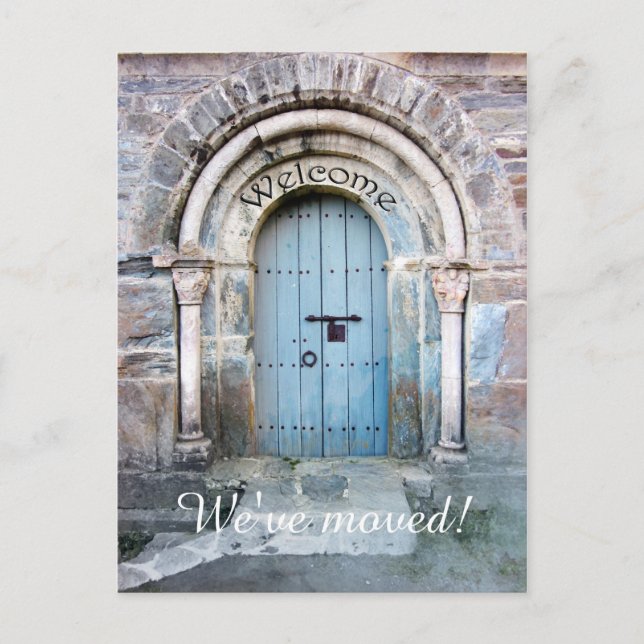 Faire-part Nouvelle adresse - Carte postale de la maison ou d (Devant)